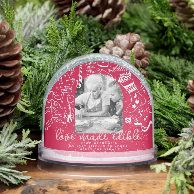 La cuisson est l'amour Fête photo verte (Hiver)