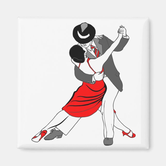 La Cumparsita Tango Magnet (Vorne)