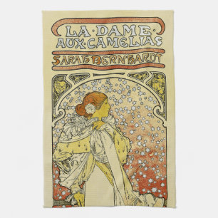 La Dame aux Camelias Geschirrtuch
