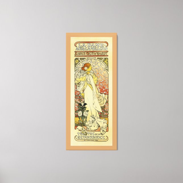 La Dame aux Camelias Leinwanddruck (Vorderseite)