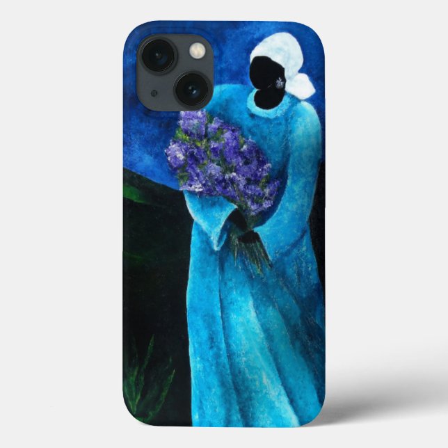 La Dame en Bleu 2009 Case-Mate iPhone Hülle (Rückseite)