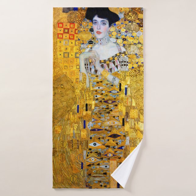 La Dame en or, Gustav Klimt (Serviette de bain)