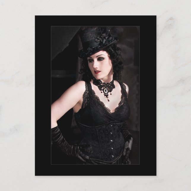 La Dame Noire - Postkarte (Vorderseite)