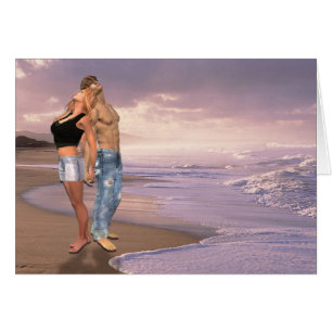 La danse, coucher du soleil de plage, couple
