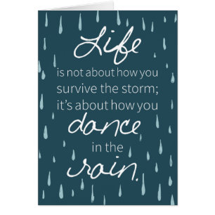 La danse de l'affirmation dans la pluie Citations