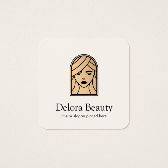 La déesse de beauté Le visage de la femme (Devant)