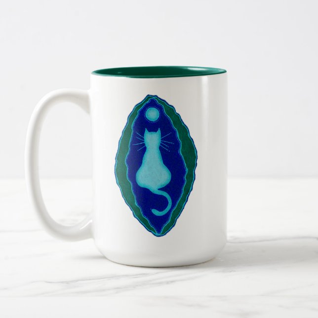 La déesse de Pussy Kat Yoni Art Mug (Gauche)