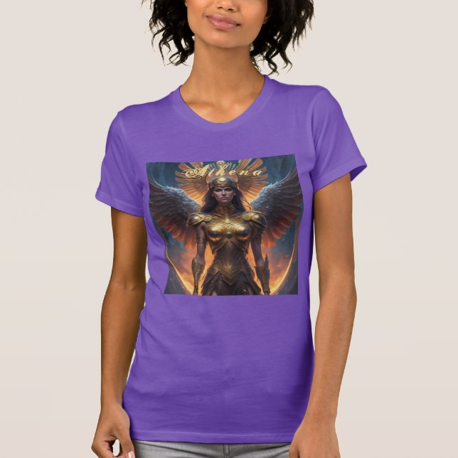 La déesse grecque Athena T-shirt Design (Devant)