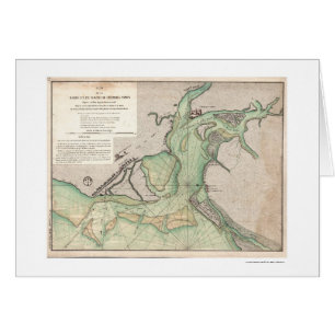 La défense de la carte 1778 de Sc de Charleston
