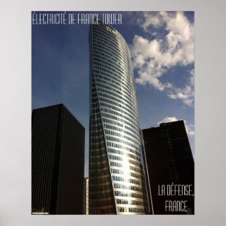La Défense, Frankreich - Électricité de France Tow Poster