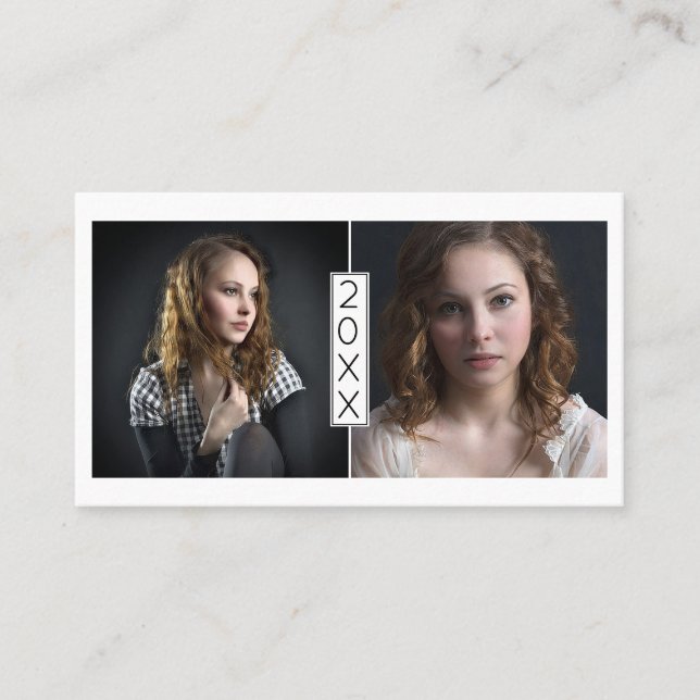 La dernière année de carte nominative d'obtention (Devant)