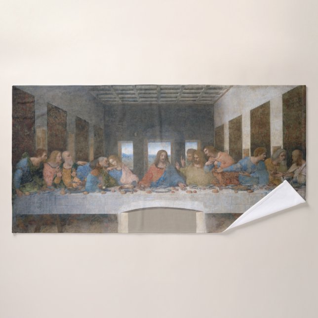 La Dernière Cène, Léonard de Vinci, 1495-1498 (Serviette de bain)