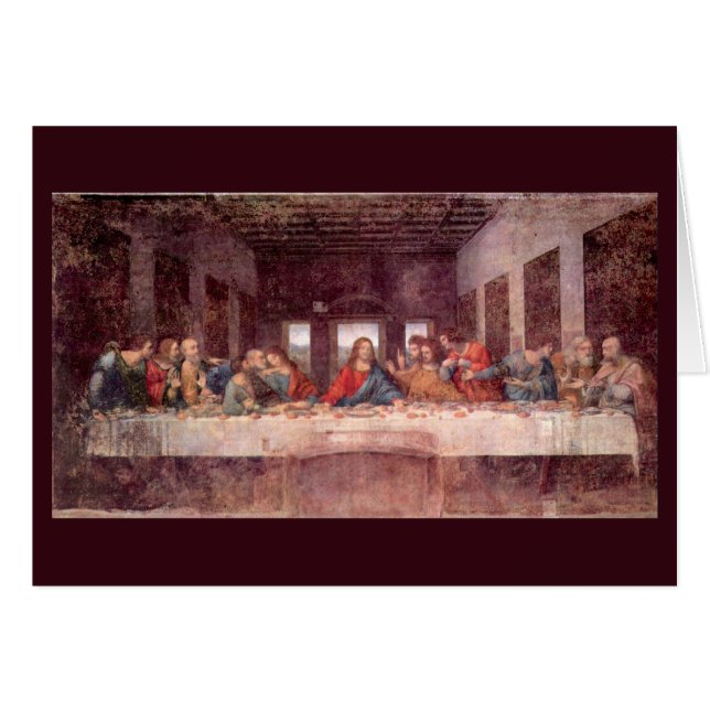 La Dernière soupe de Léonard de Vinci (Devant horizontal)