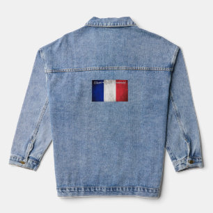 La devise nationale de France Denim Jacket