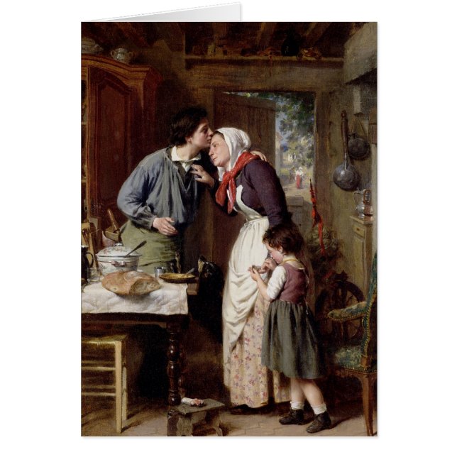 La dévotion d'un fils, 1868 (huile sur la toile) (Devant)