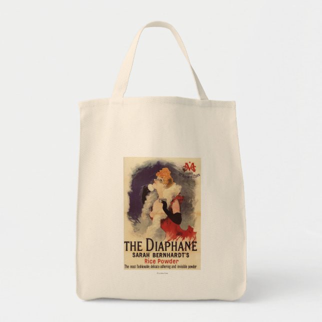 La Diaphane Woman Powdering Face Promo Poster Tragetasche (Vorne)