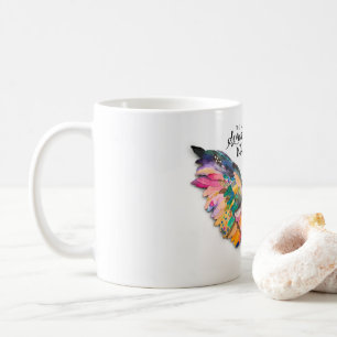 La diffusion votre projet d'ailes - tasse de café