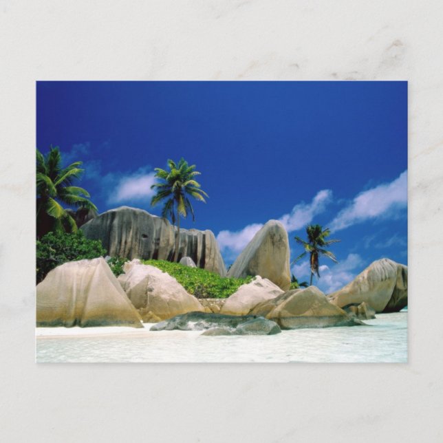 La Digue Islands Postkarte (Vorderseite)