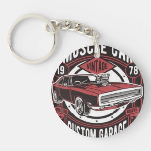 la Dodge Charger, car,Porte-clés en acrylique
