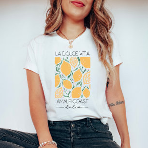 La Dolce Vita Amalfi Küste Italien Zitronen T-Shirt