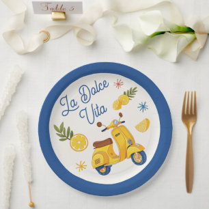 La Dolce Vita Amalfi-Küsten-Party Pappteller