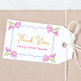 La Dolce Vita Brautparty Vielen Dank Geschenkanhänger