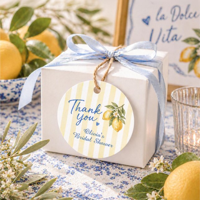 La Dolce Vita Danke Geschenkanhänger (Von Creator hochgeladen)