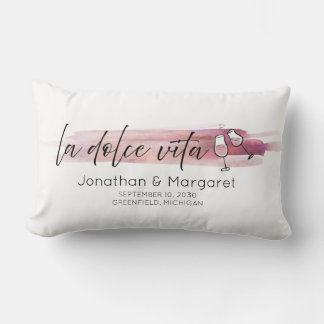 La Dolce Vita - Das süße Leben mit dem Wein Lendenkissen