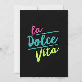 La Dolce Vita Feiertagskarte