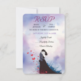 La Dolce Vita French Inspiration Classic der 40er  RSVP Karte