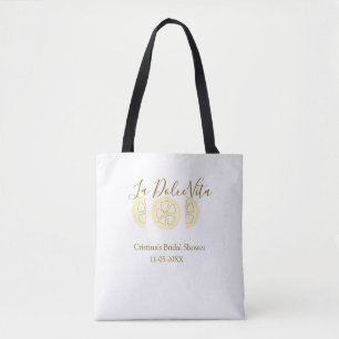 La Dolce Vita gelbe Zitronen-Junggesellinnenabschi Tasche