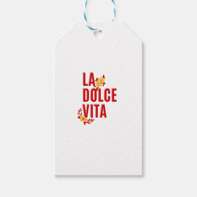 La dolce vita geschenkanhänger (Vorderseite)