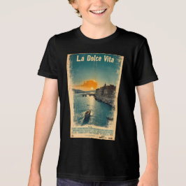 . La Dolce Vita - Inspired by 1960s Posters Tri-Blend Shirt