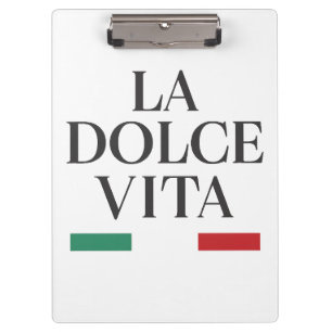 La Dolce Vita Italia Clipboard Klemmbrett