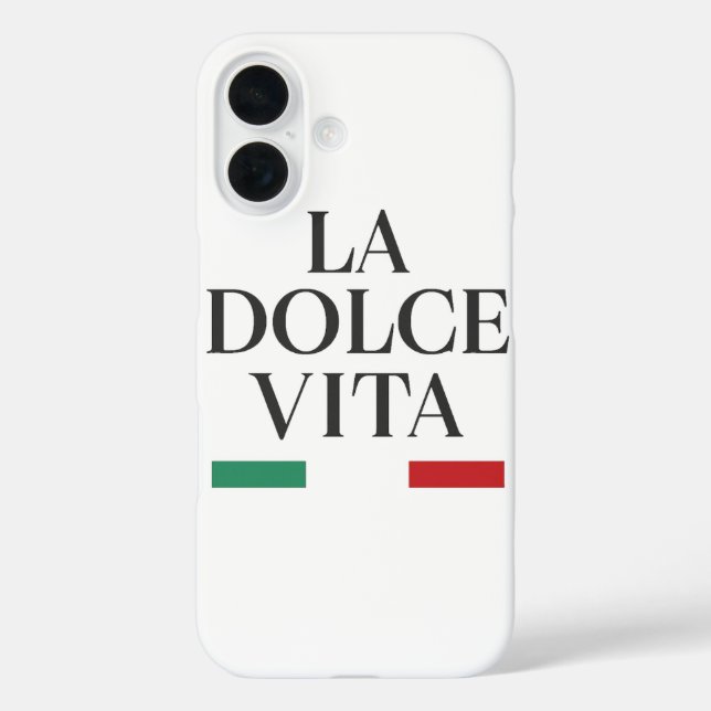 La Dolce Vita Italia I-Phone Case (Rückseite)