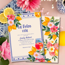 La Dolce Vita Italia Lemon Brautparty