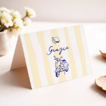 La Dolce Vita Italia Lemon Gelbes Brautparty Dankeskarte<br><div class="desc">Sagen Sie 'Grazie!' im Stil mit unserem italienischen Lemon Yellow Brautparty 'La Dolce Vita' Dankeschön. Dieses charmante Design besticht durch eine sonnige Zitronengelbe Kulisse, zarte Zitronenbilder und klassische gelbe Streifen für eine Touch italienischer Eleganz. Diese Karte eignet sich perfekt für Ihr Brautparty mit Zitronenmotiv und verleiht Ihren herzlichen Dankesbotschaften ein...</div>