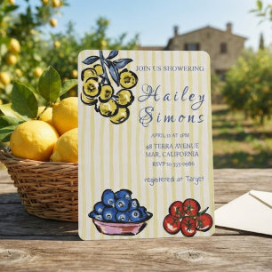 La Dolce Vita Italia Lemon Yellow Einladung