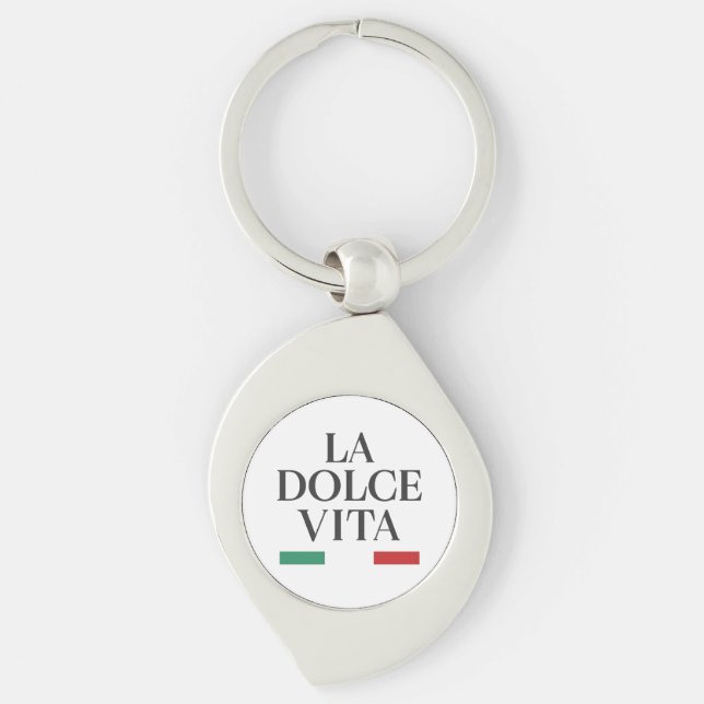 La Dolce Vita Italia Metal Schlüsselanhänger (Vorderseite)