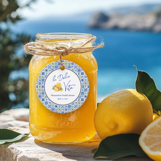 La Dolce Vita Italia Summer Brautparty Geschenkanhänger (Von Creator hochgeladen)