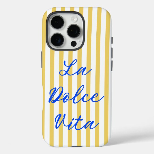 La Dolce Vita Italia Summer Vibes iPhone 16 Pro Hülle (Rückseite)