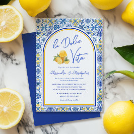 La Dolce Vita Italian Summer Destination Wedding Einladung
