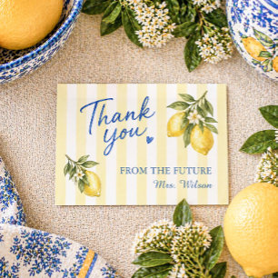 La Dolce Vita Italienische Hochzeitsdusche Dankesk Dankeskarte