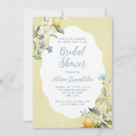 La Dolce Vita Lemon Bridal Shower Invitation Einladung