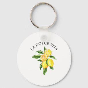 La Dolce Vita Lemon Italienischer Sommer Limoncell Schlüsselanhänger