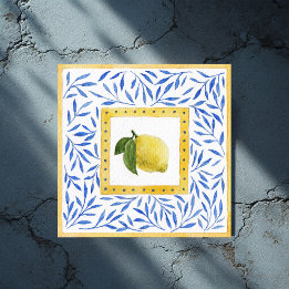 "La Dolce Vita" Lemon mediterranes italienisches D Fliese