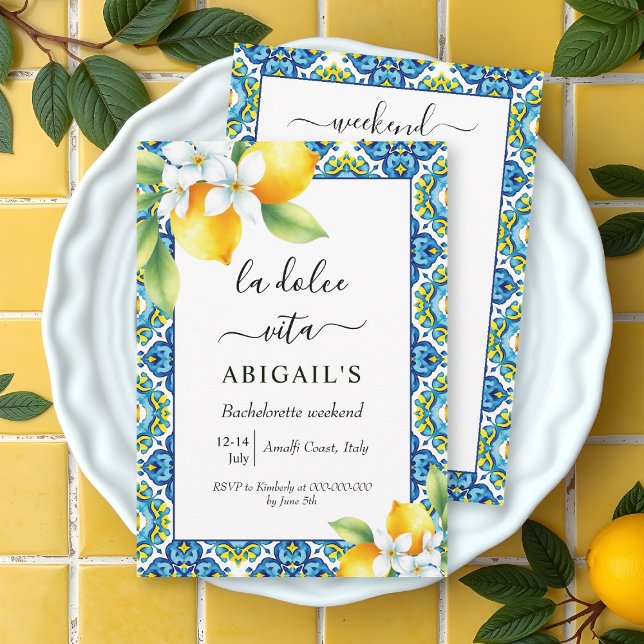 La Dolce Vita Mittelmeer Bacheloretto Einladung (Von Creator hochgeladen)