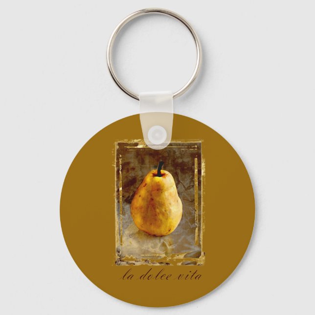 La Dolce Vita Pear Schlüsselanhänger (Vorderseite)