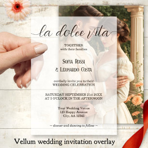 La Dolce Vita Script Elegante Hochzeit in Italien