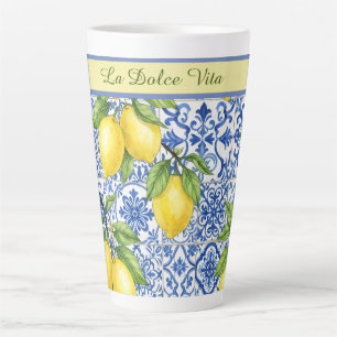 La Dolce Vita Sizilianische Zitrone Milchtasse